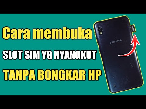 cara membuka slot sim card xiaomi yang macet